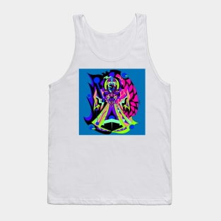 flatwoods creature cryptid monster ecopop alien world art Tank Top